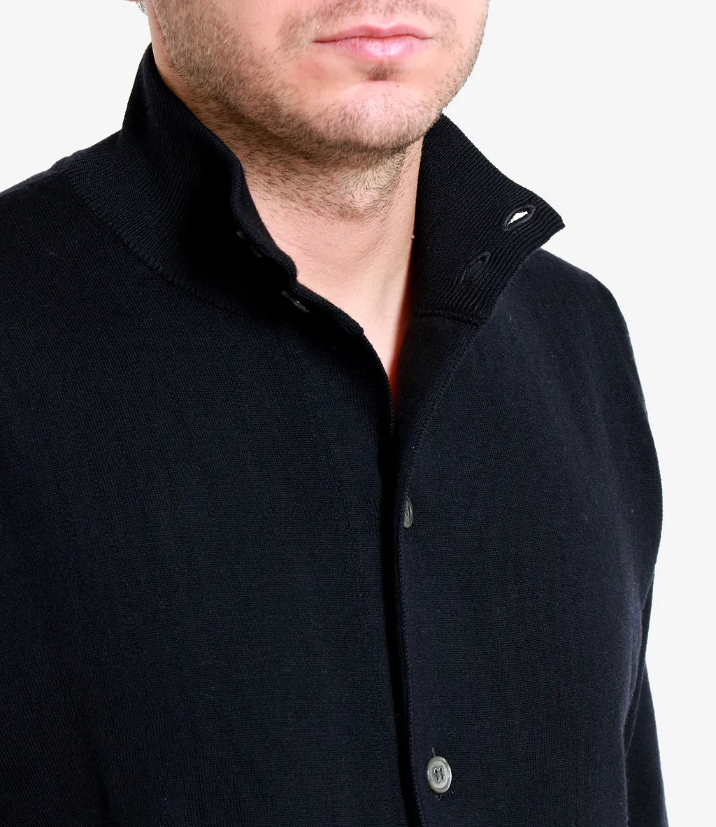 Filippo De Laurentis High Collar Cardigan