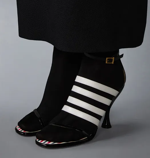 Thom Browne 4 Bar Strappy Heel Sandal