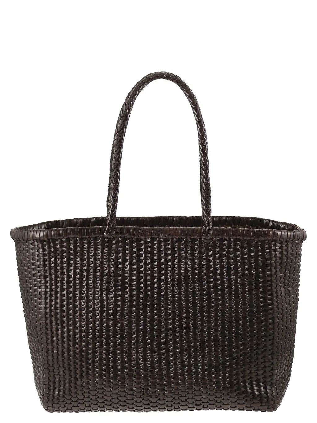 Dragon Weave Braided Leather Bag L