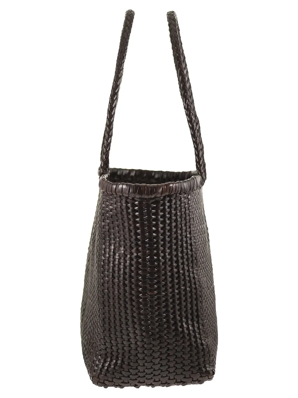 Dragon Weave Braided Leather Bag L
