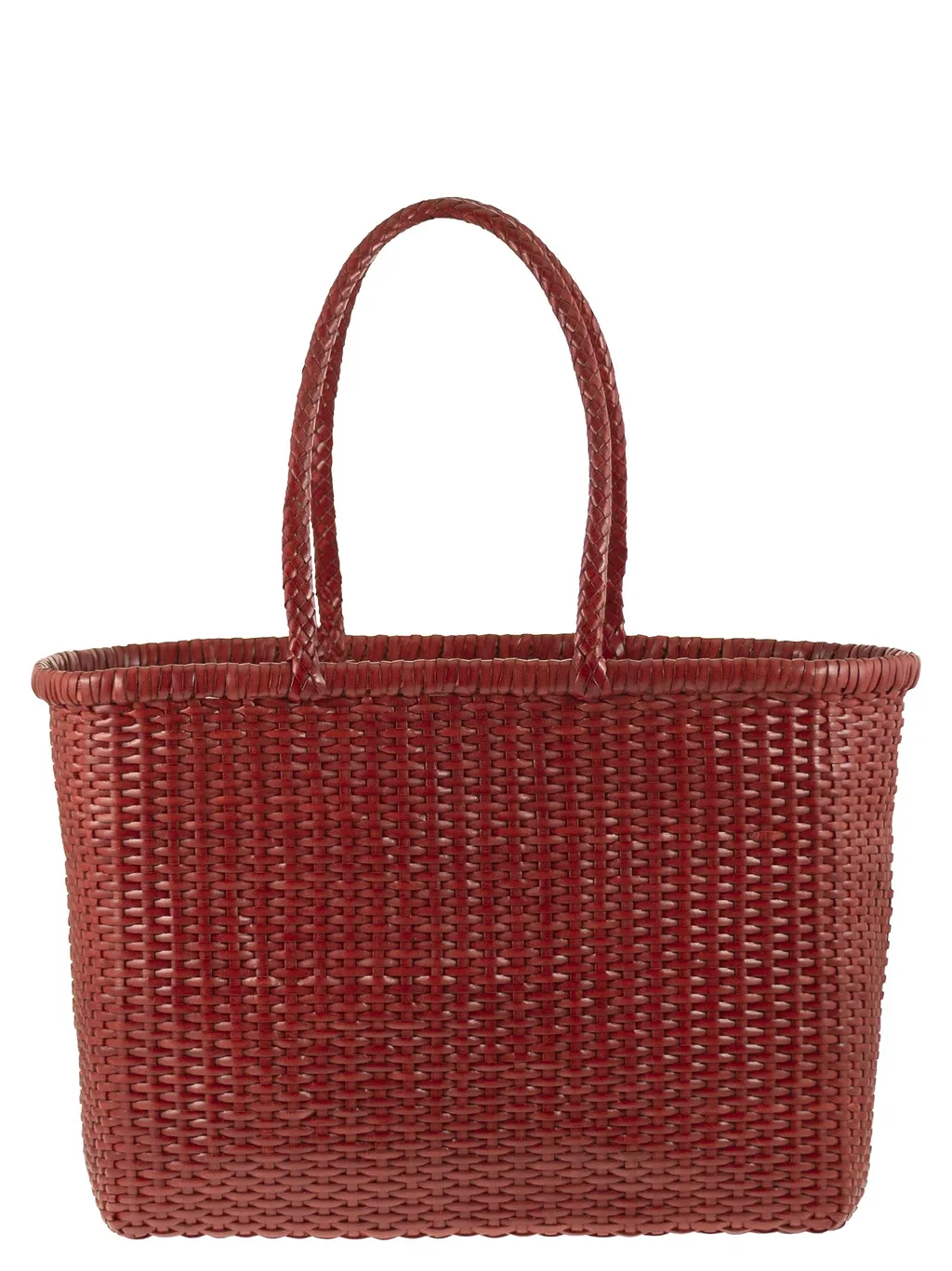 Dragon Weave Braided Leather Bag L