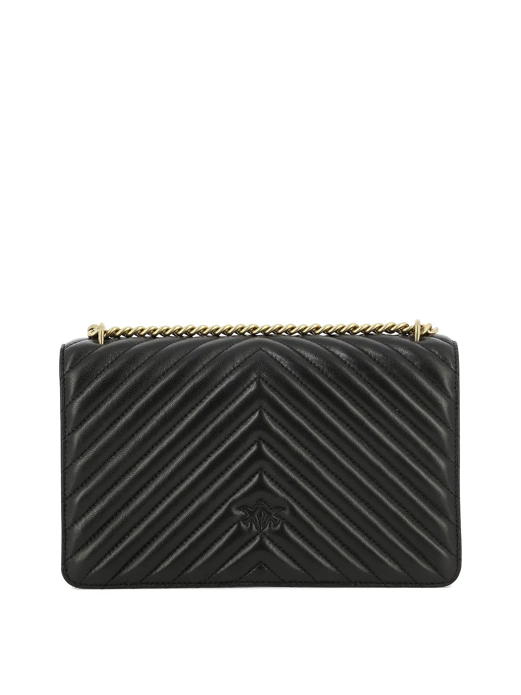 Pinko Classic Love One Chevron Shoulder Bag