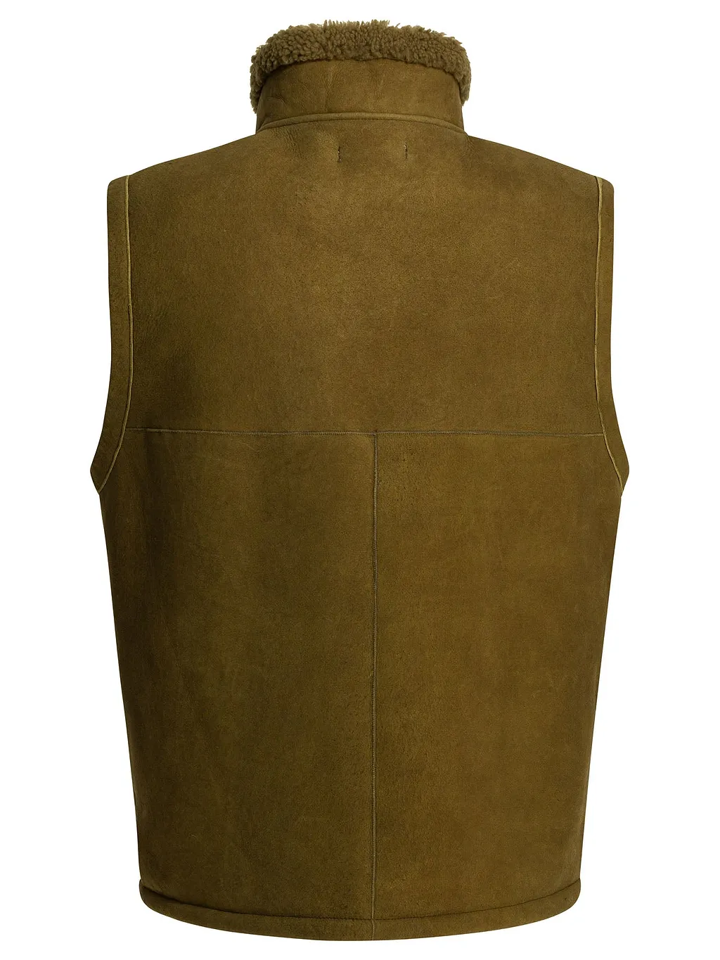 Shearling Sleeveless Jacket