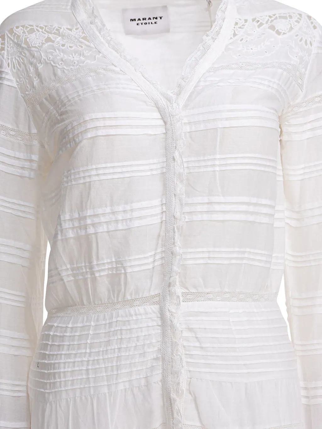 Marant ÉToile Cotton Chemise Dress