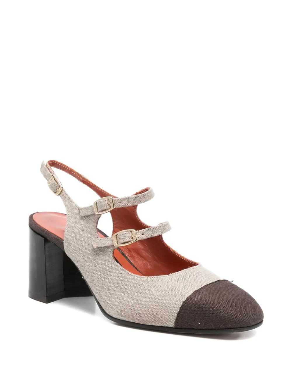 Carel Paris Papaya Slingback Pumps