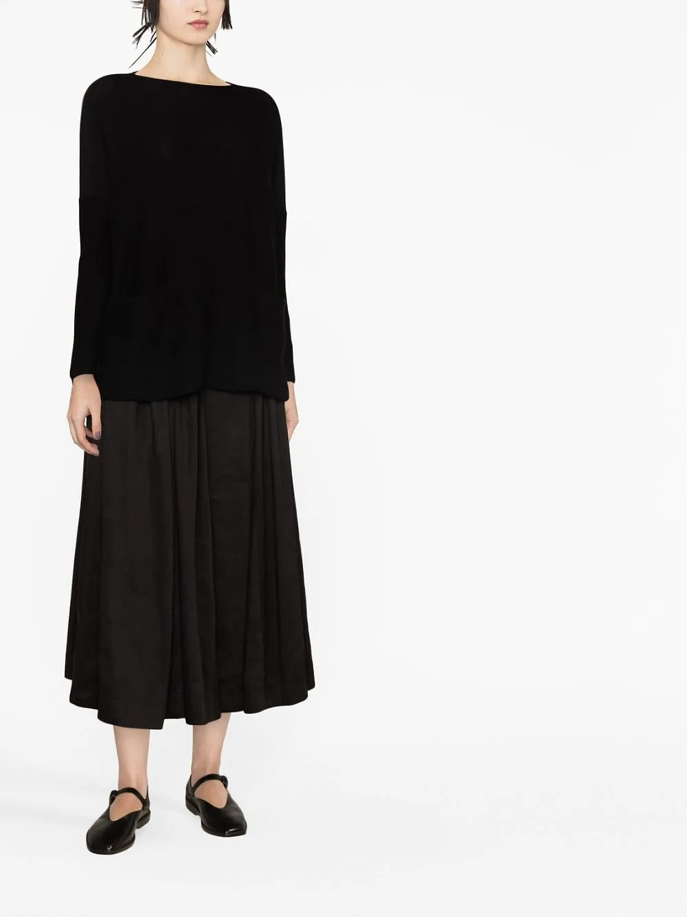 Daniela Gregis Cotton Boat Neck Sweater