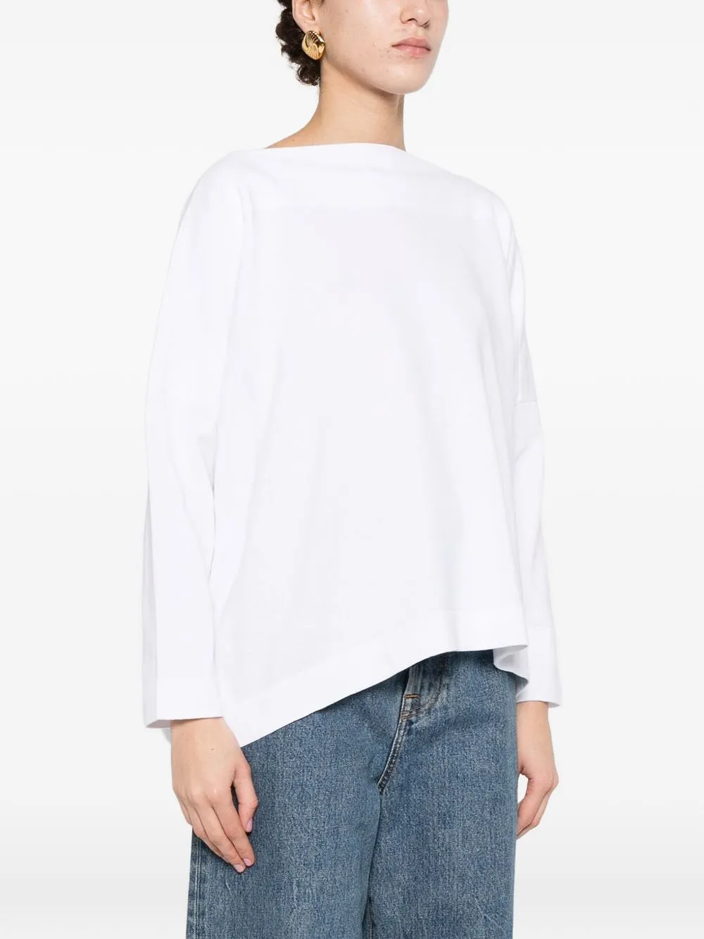 Daniela Gregis Cotton Boat Neck Sweater