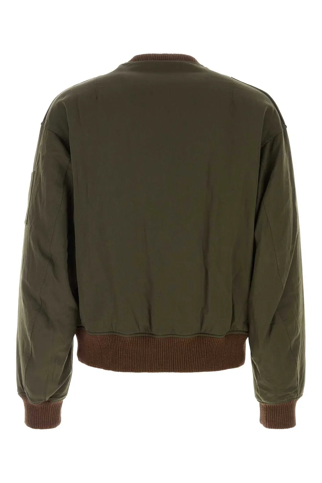 Visvim Olive Green Wool Blend Gunner Down Jacket