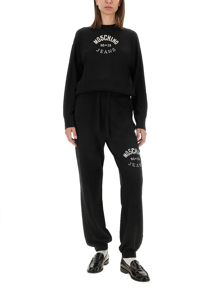 Moschino Jeans Jersey With Logo