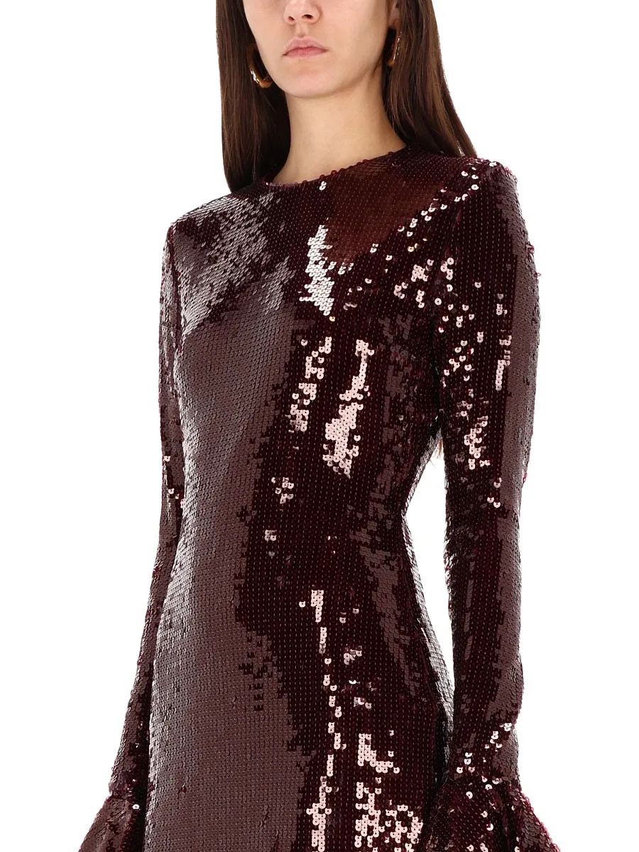 Rotate Birger Christensen Sequined Mini Dress
