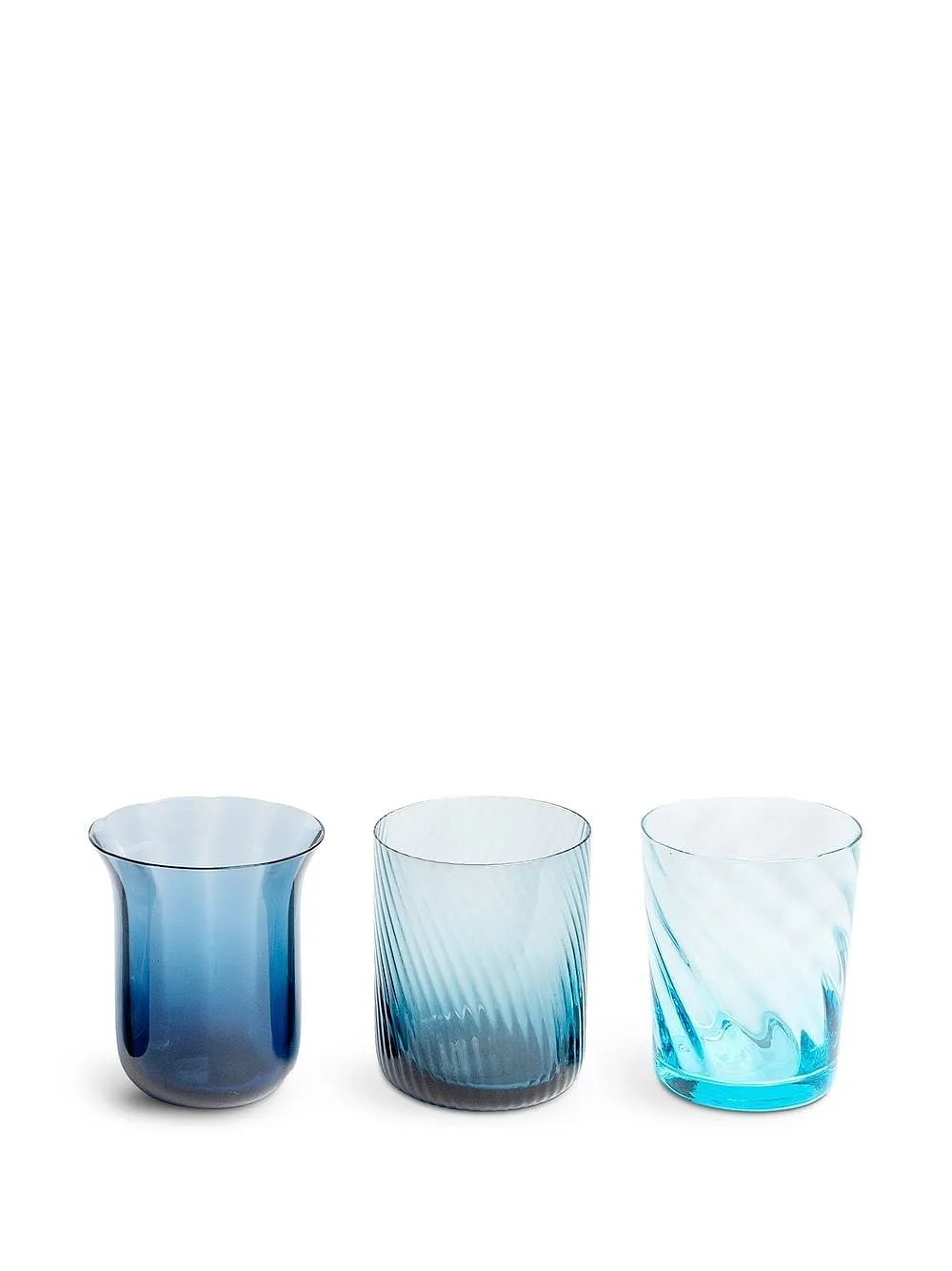 Bitossi Home Set 6 Tumbler Texture Nuance Blu/Verde