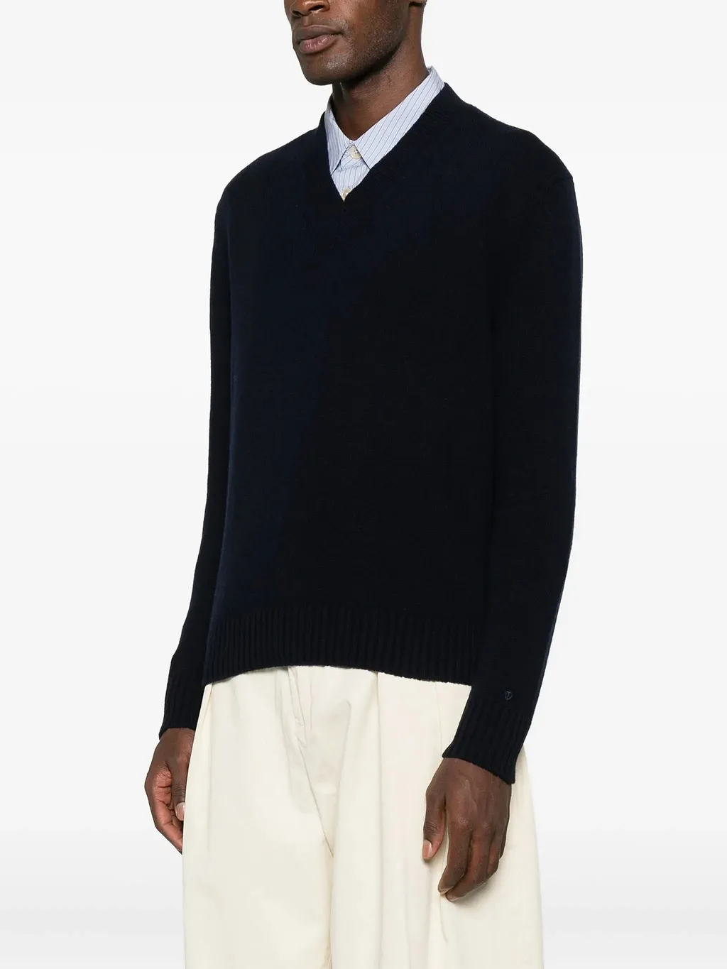 Seven Gauge V-Neck Sweater