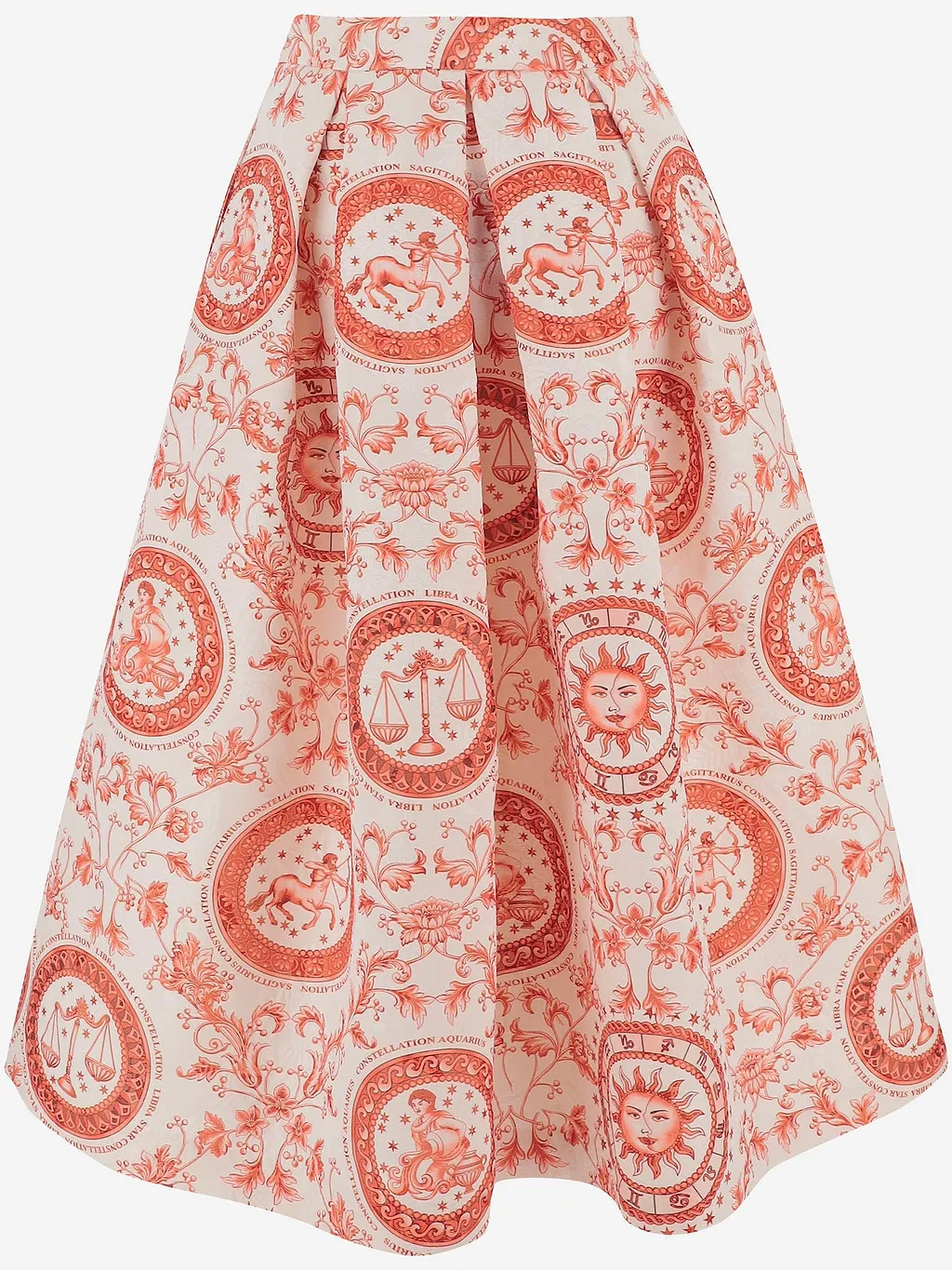 Lunatica Milano Flared Skirt With Fantasy Print