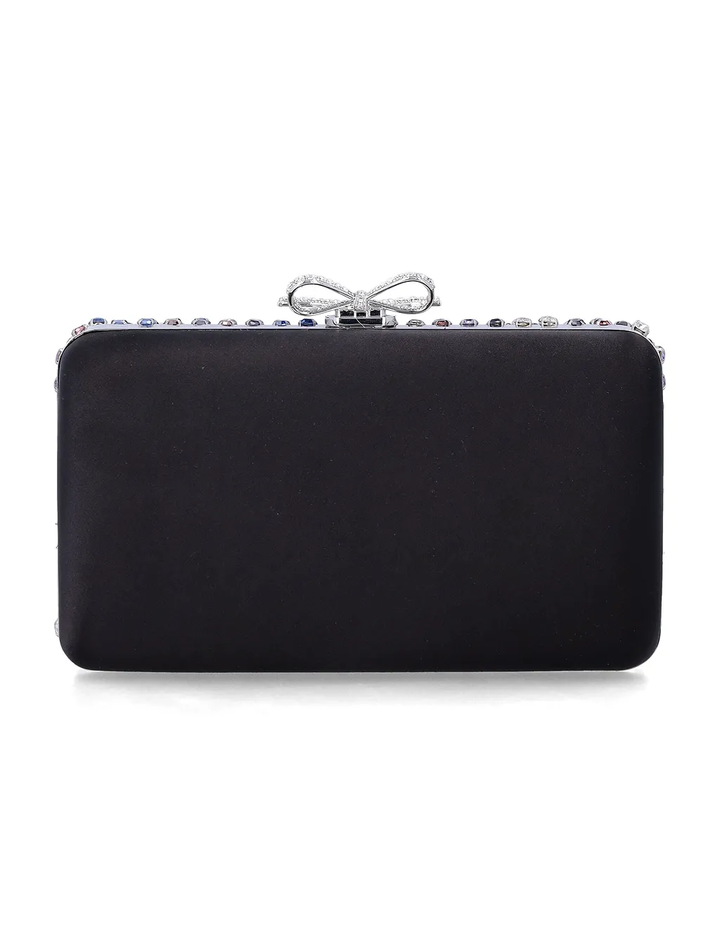 Multi Crystal Chainmail Clutch