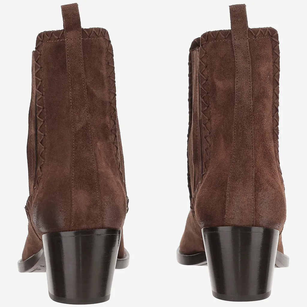 Mustang Suede Ankle Boots