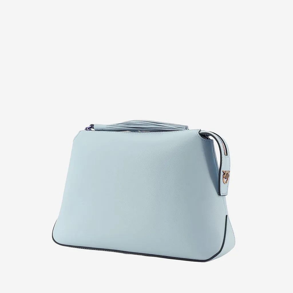 Pinko Leather Beauty Case With Logo