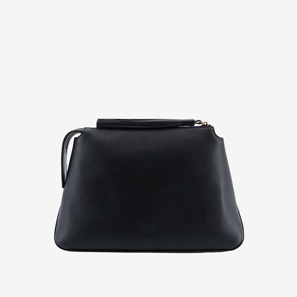 Pinko Leather Beauty Case With Logo