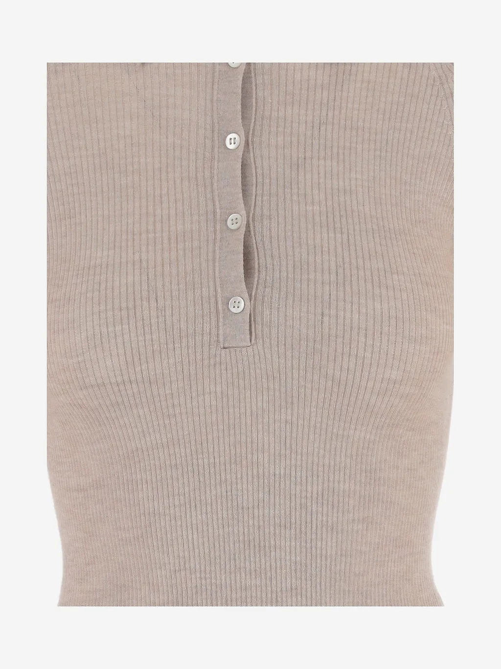 Cashmere And Silk Knitted Polo Shirt