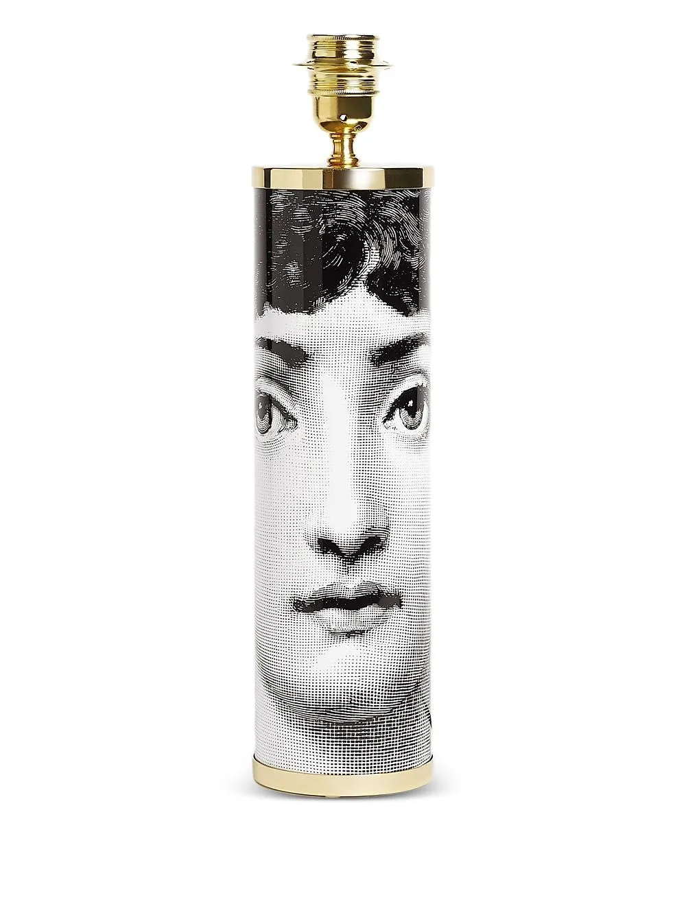 Fornasetti Cylinder Body Face Print Lamp Base