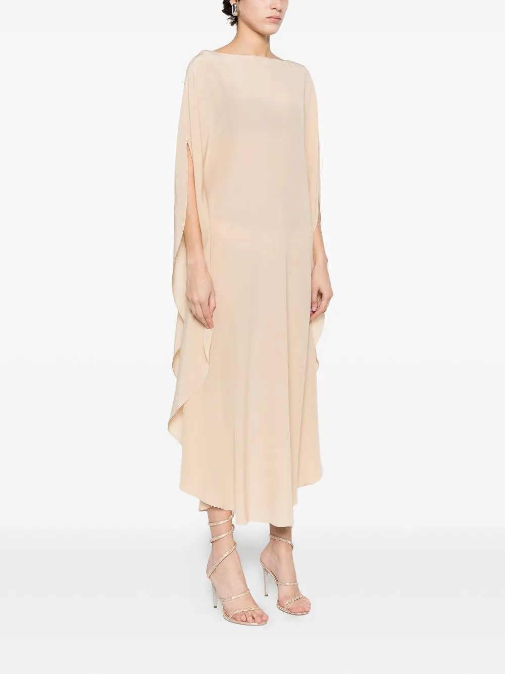 Gianluca Capannolo Silk Midi Dress