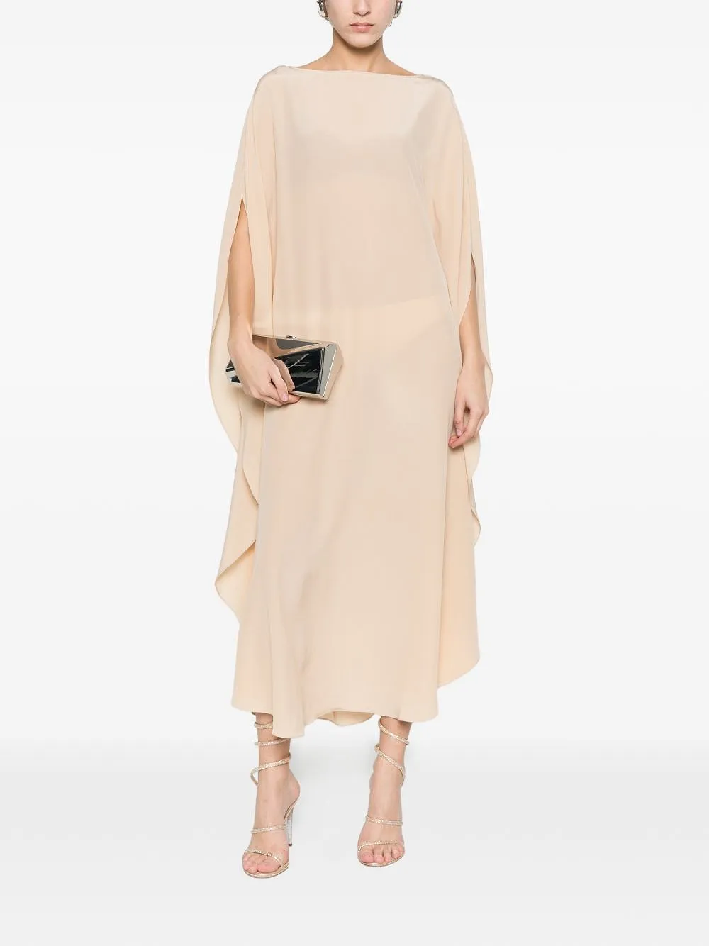 Gianluca Capannolo Silk Midi Dress