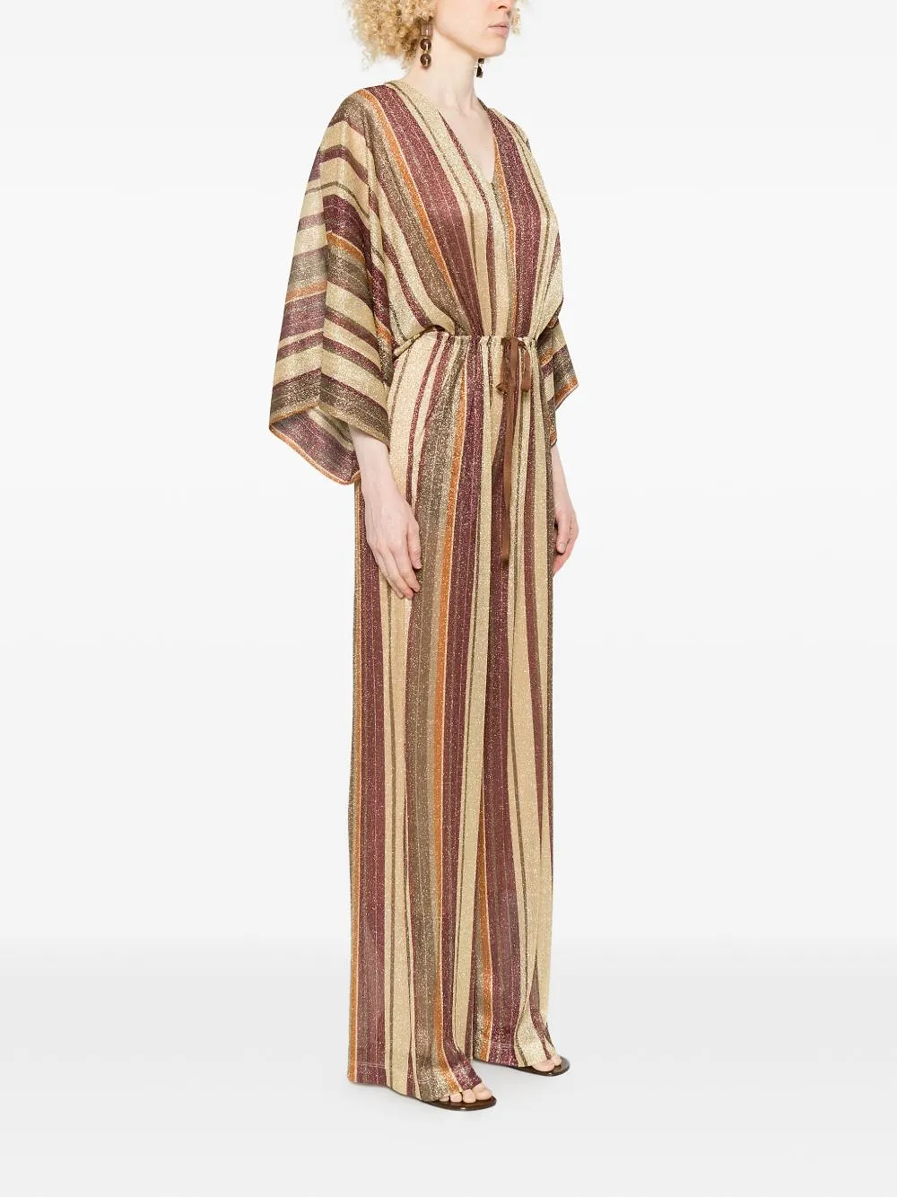 Striped Long Jumpsuit