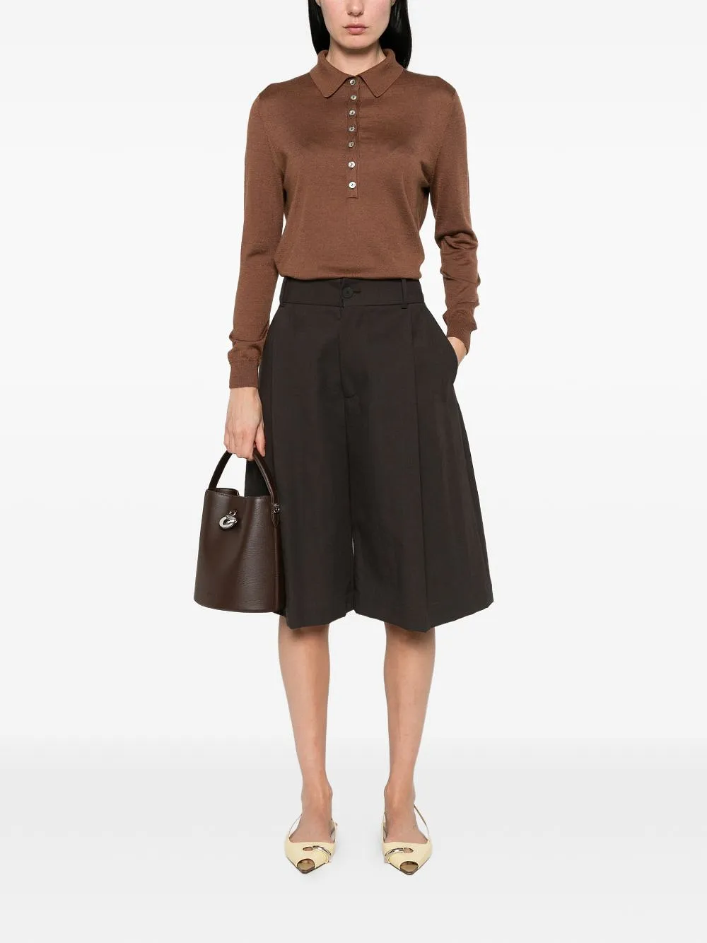 Beyou Long Sleeve Polo Shirt