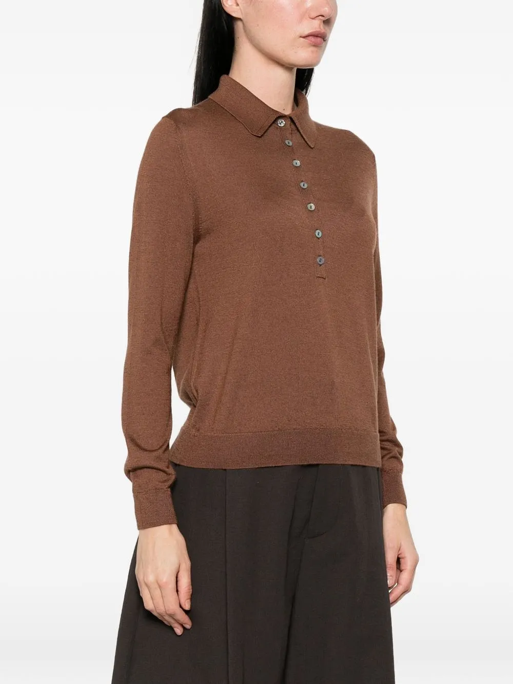 Beyou Long Sleeve Polo Shirt