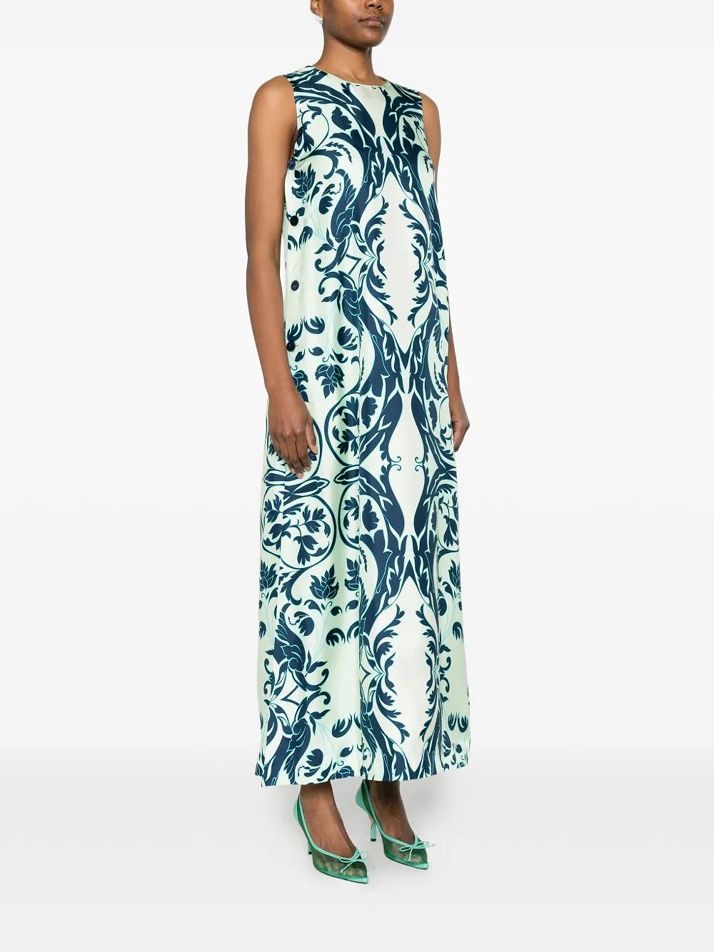 Printed Silk Dress