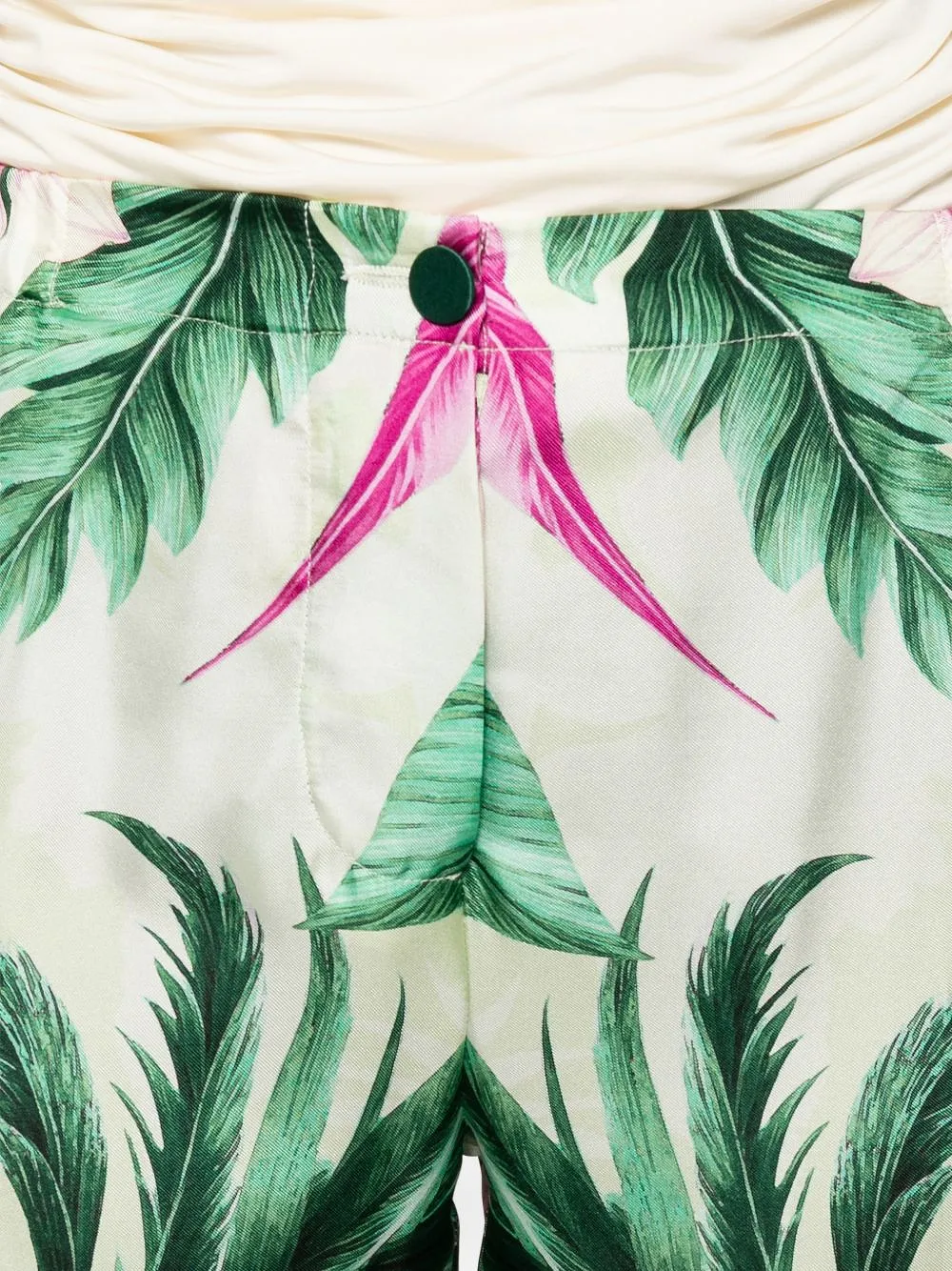 Printed Silk Trousers