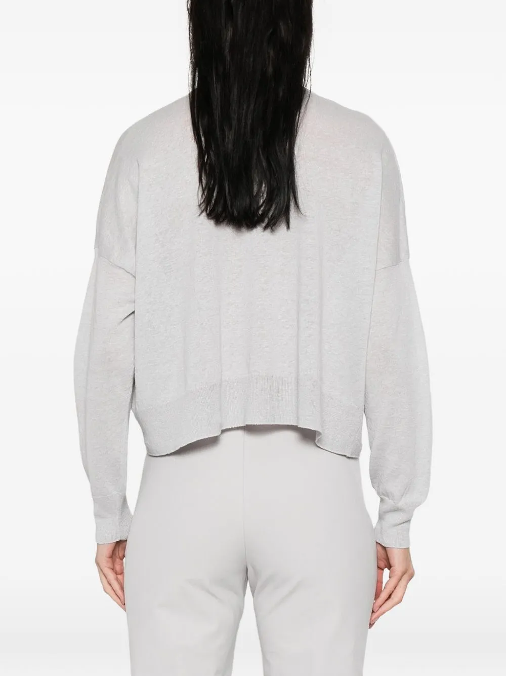 Base Linen And Cotton Blend Cardigan