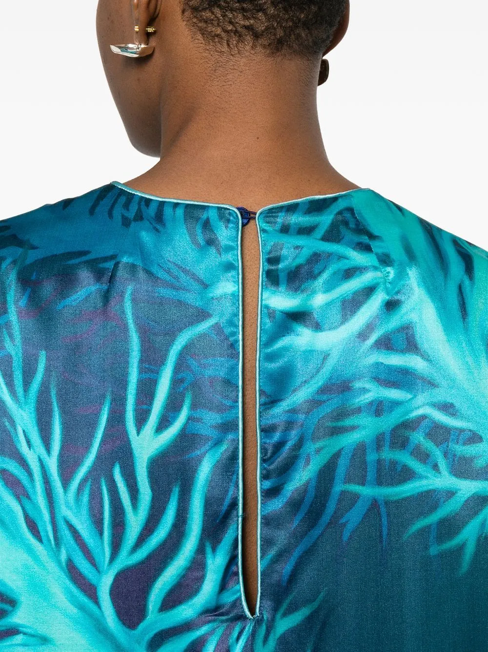 Printed Silk Dress
