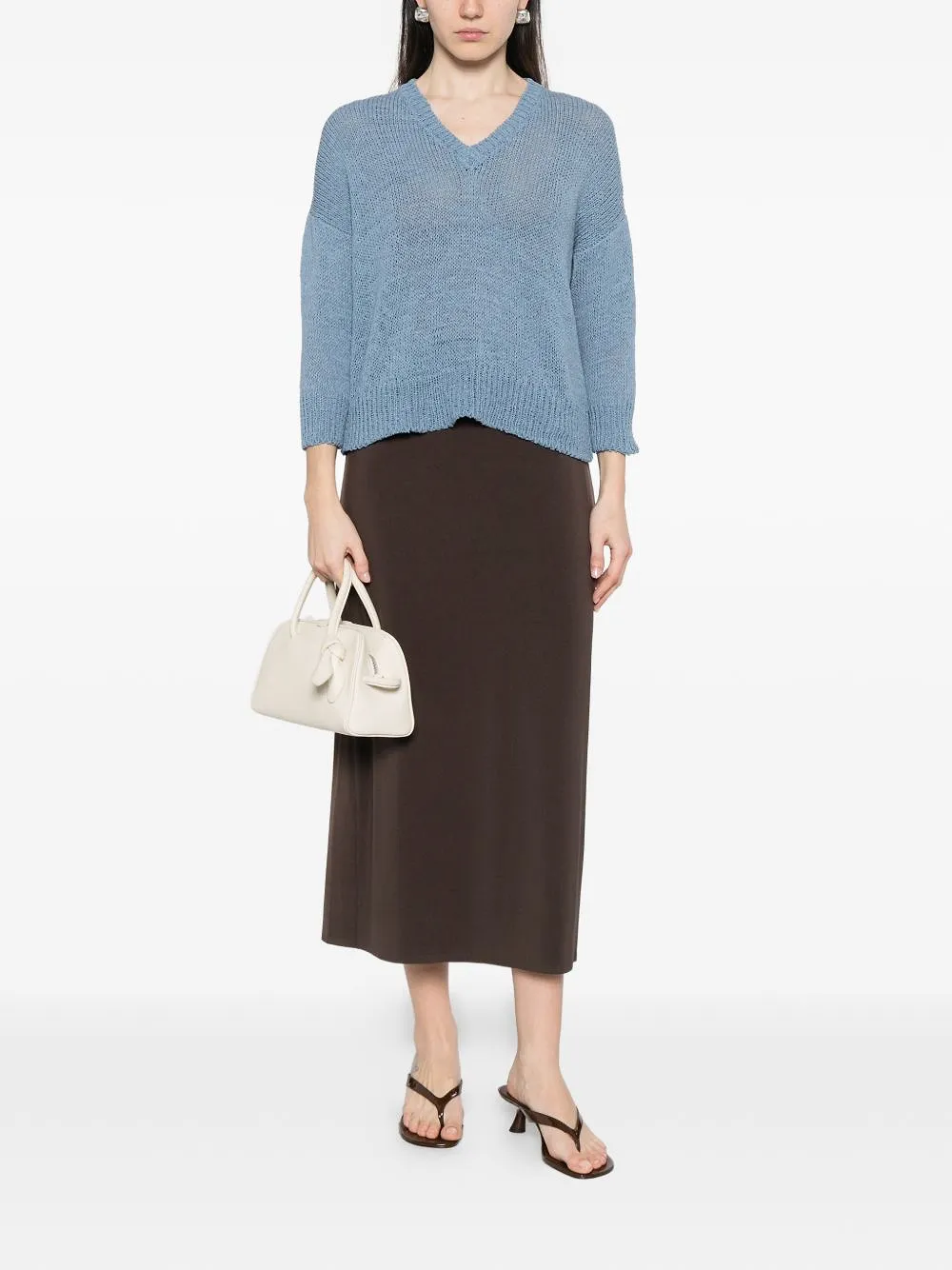 Base Cotton Blend Sweater