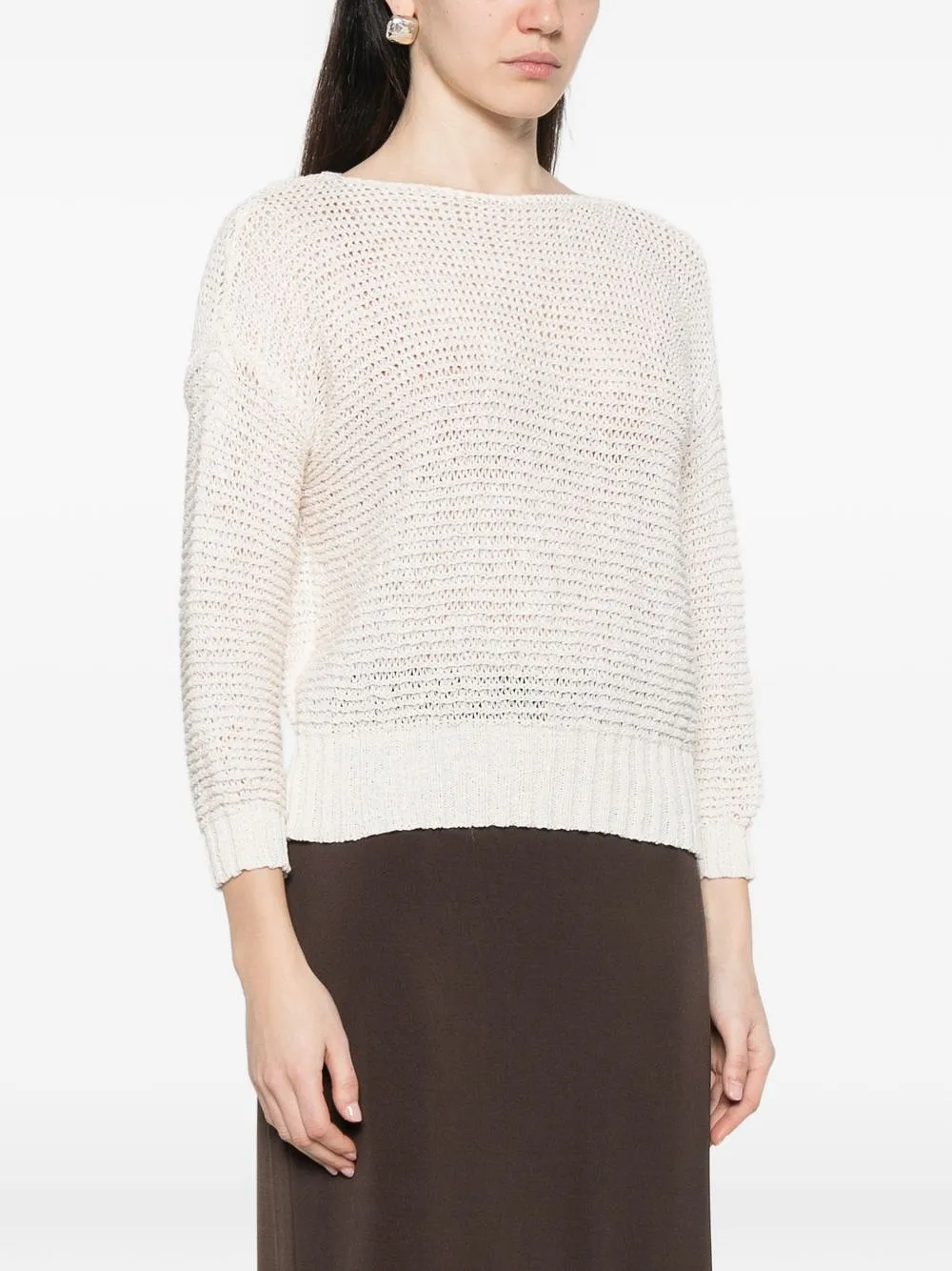 Base Cotton Blend Sweater