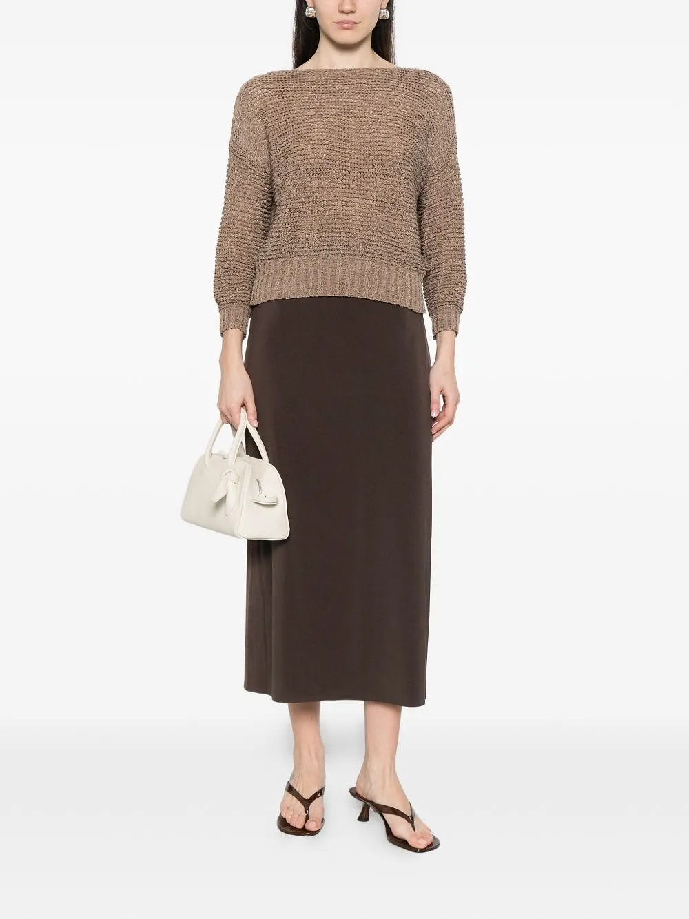 Base Cotton Blend Sweater