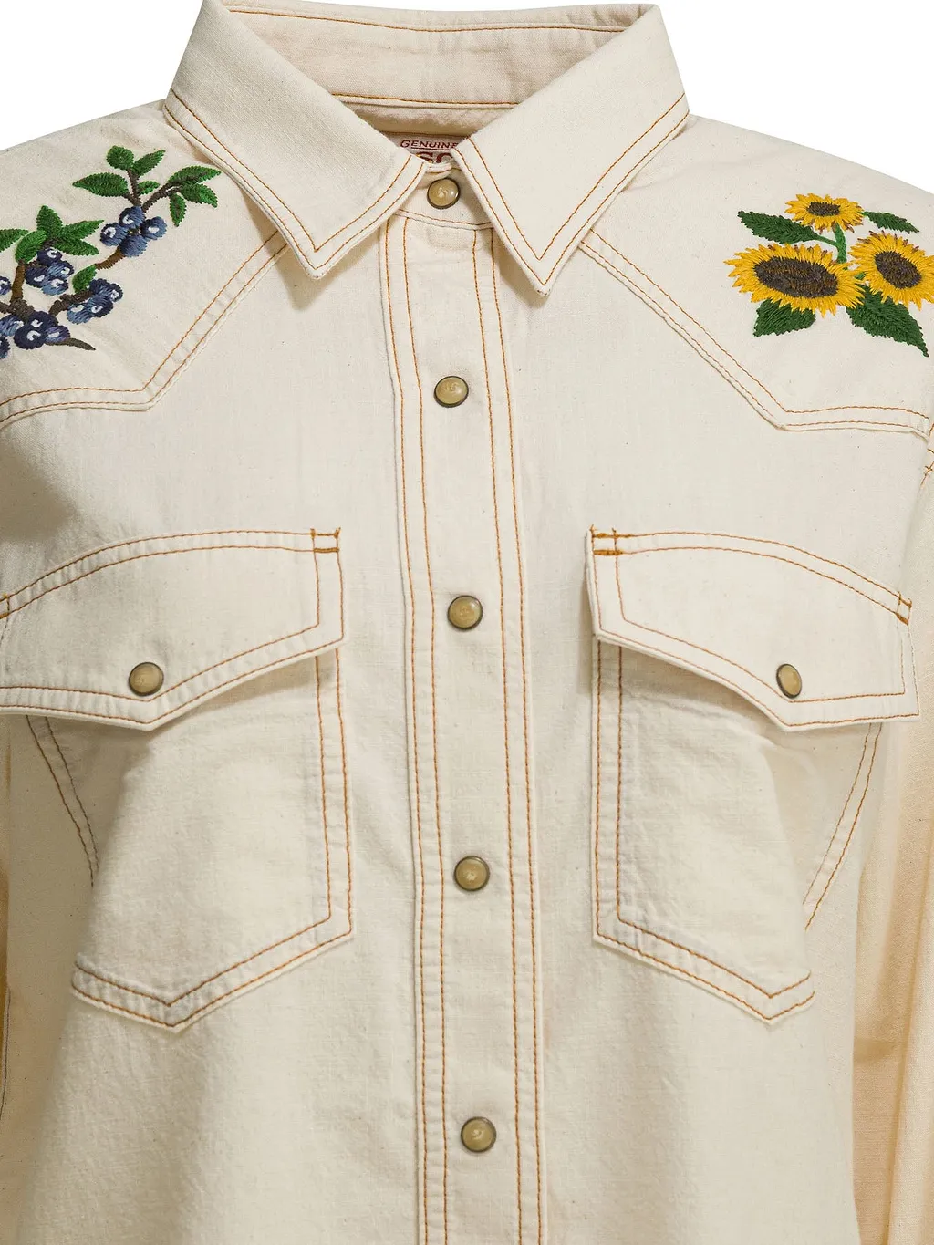 Embroidered Western Casual Shirt
