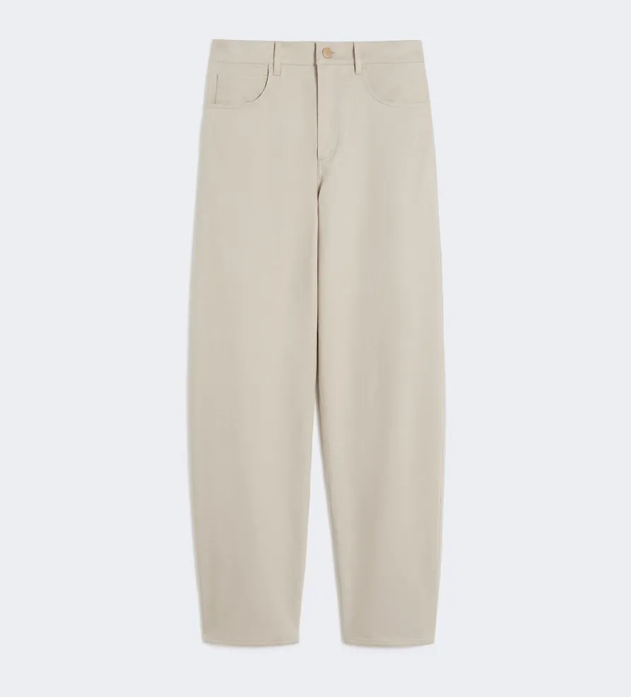 Max Mara S Cotton Elastane Trousers