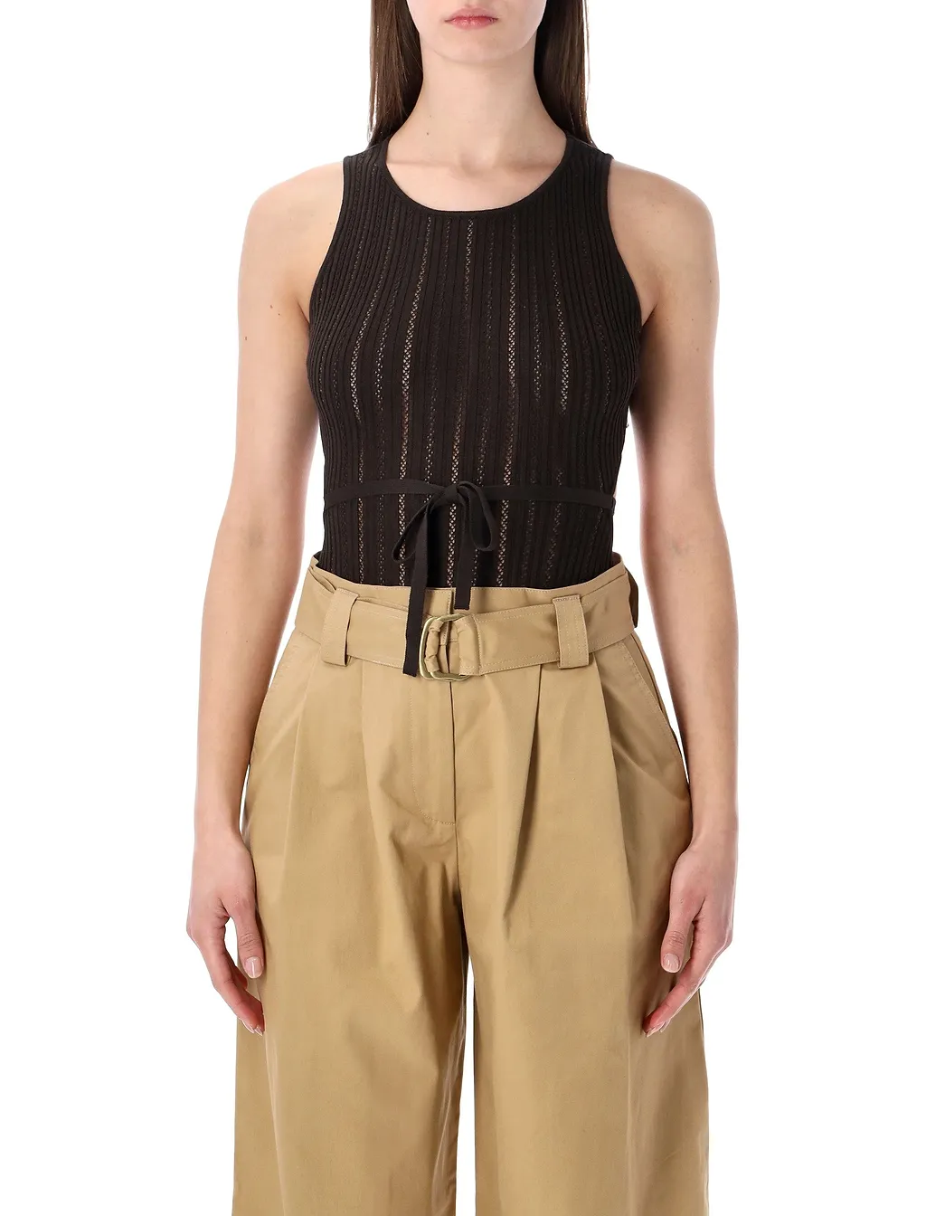 Sessun Top Brown
