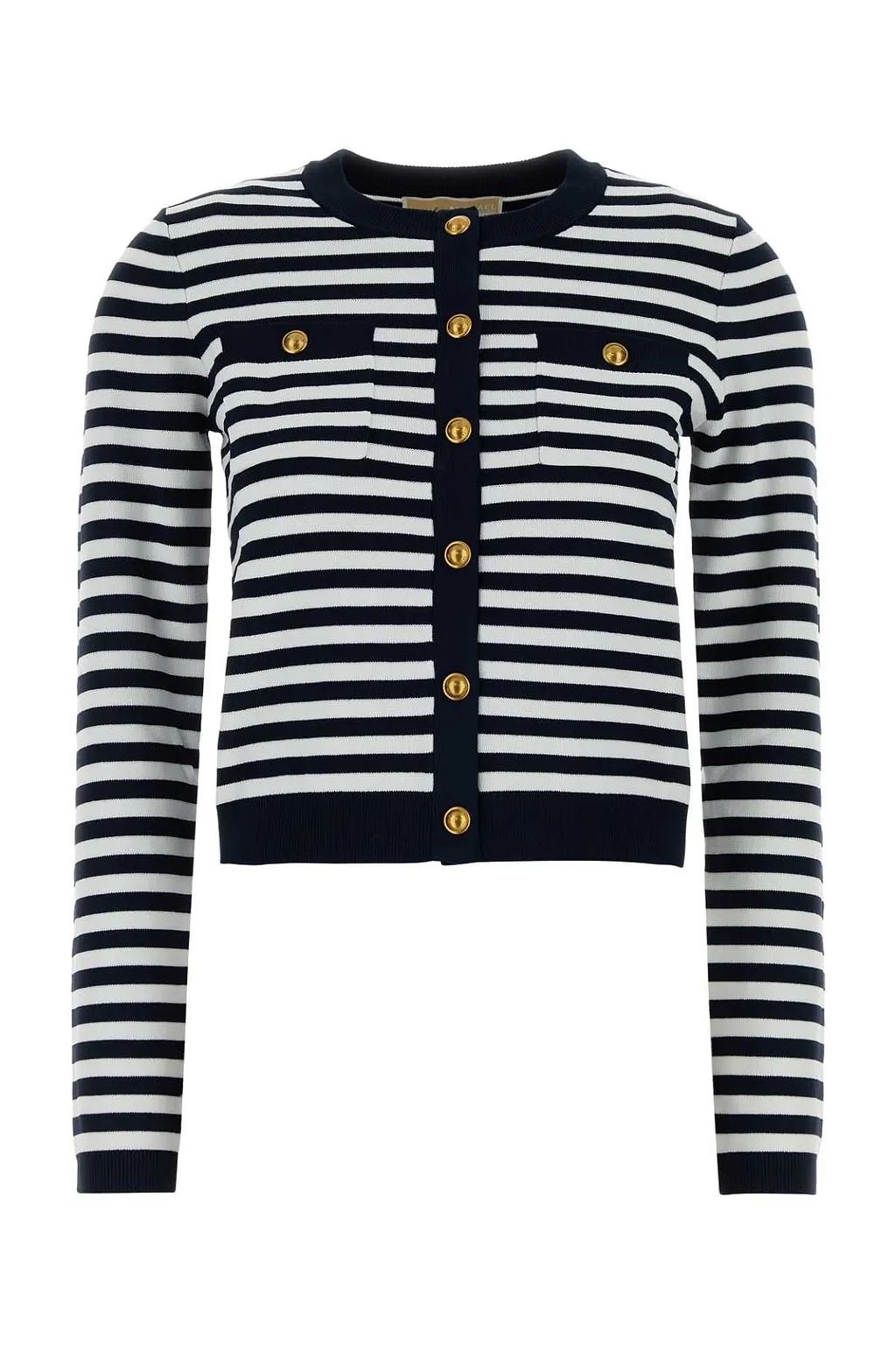 Embroidered Stretch Viscose Blend Cardigan