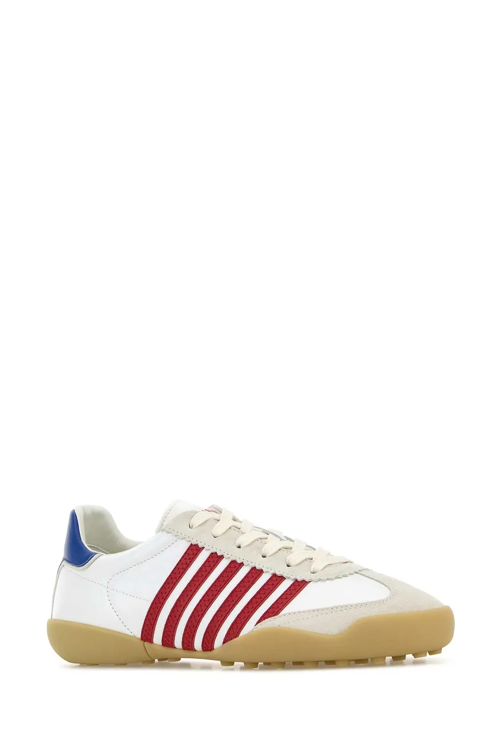 Dsquared White Leather Dsquared2 Soccer Sneakers