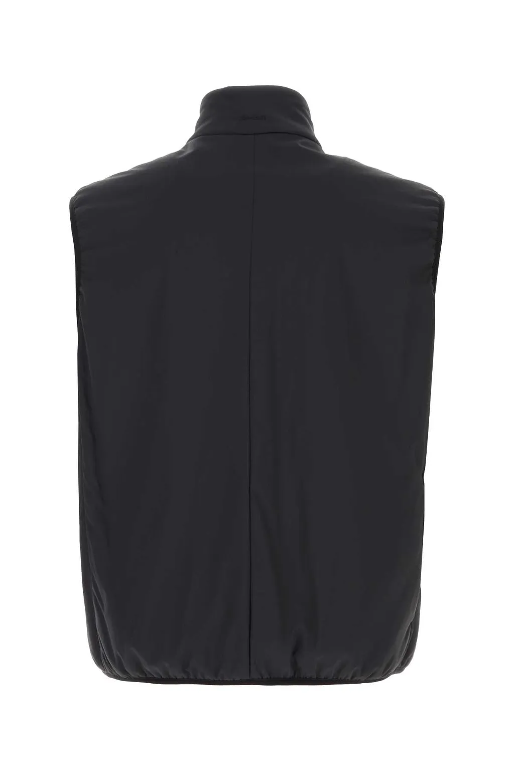 Herno Laminar Black Nylon Sleeveless Jacket
