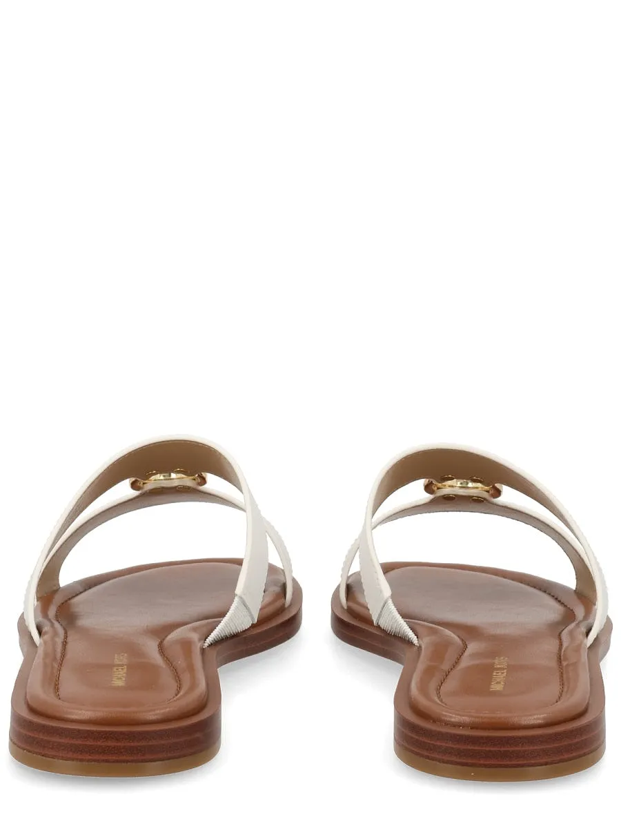 Michael Kors Erin Leather Slides