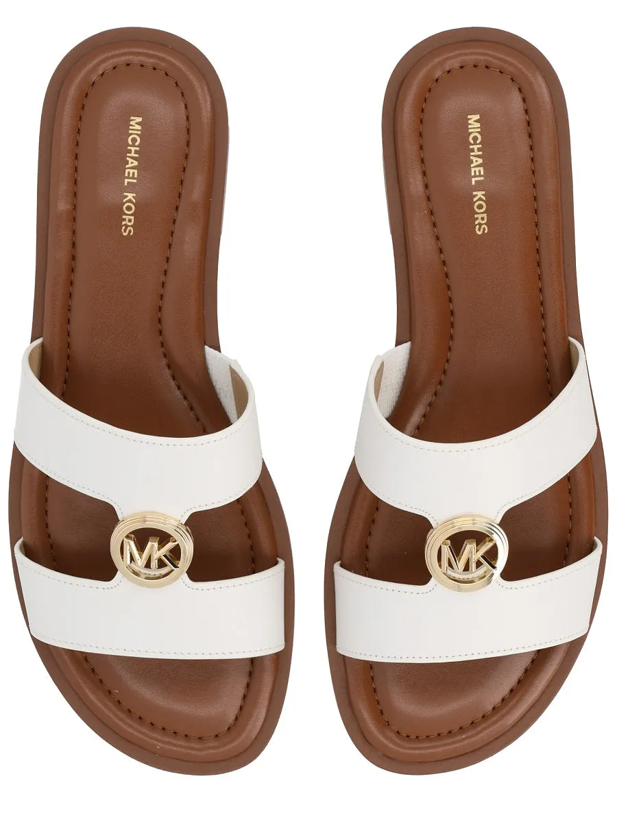 Michael Kors Erin Leather Slides