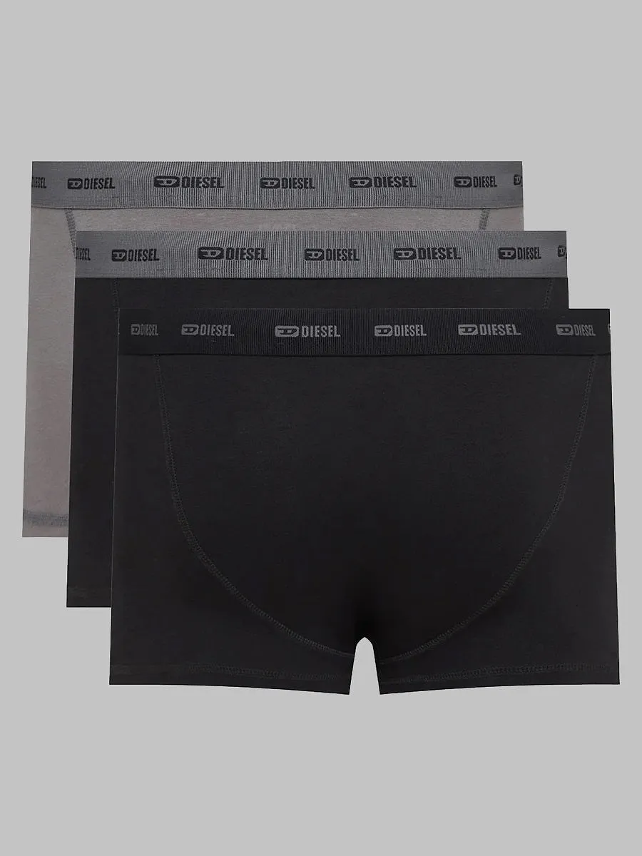 Diesel 3 Pack Boxer Shorts With Logo