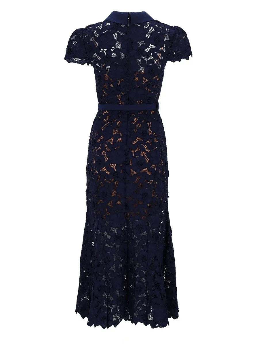 Self Portrait Lace Midi Dress