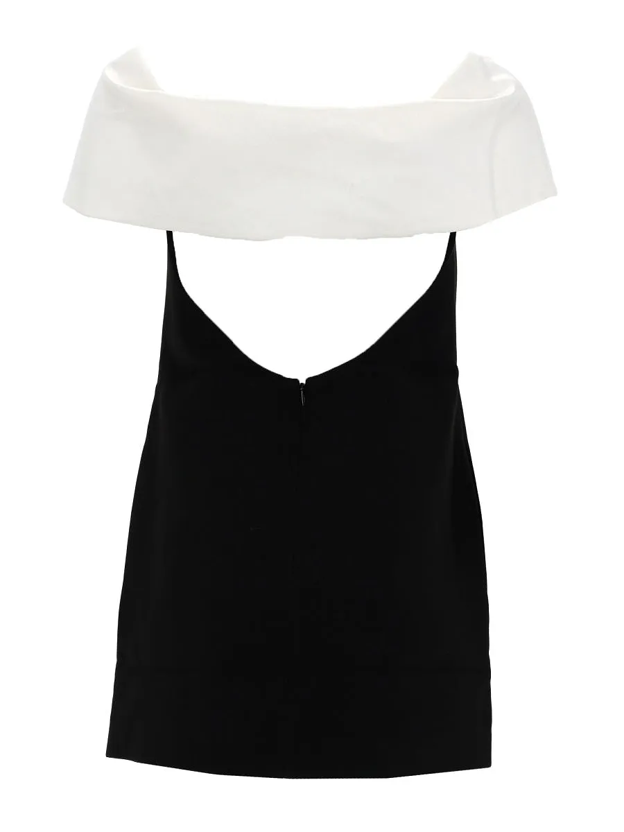 Mini Dress With Flower Detail