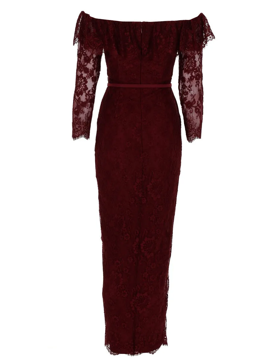 Self Portrait Lace Dress With Jewel Buttons