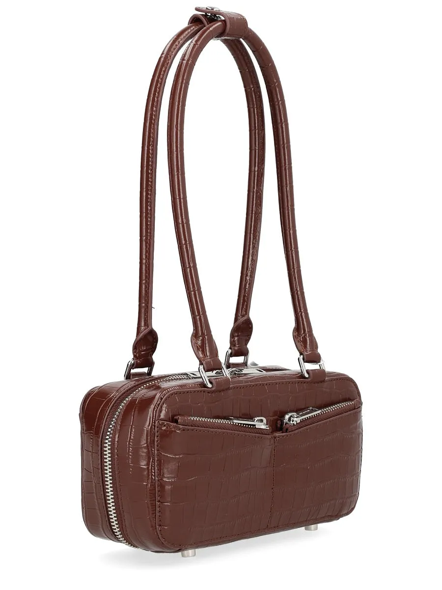 Self Portrait Bag With Crocodile Effect