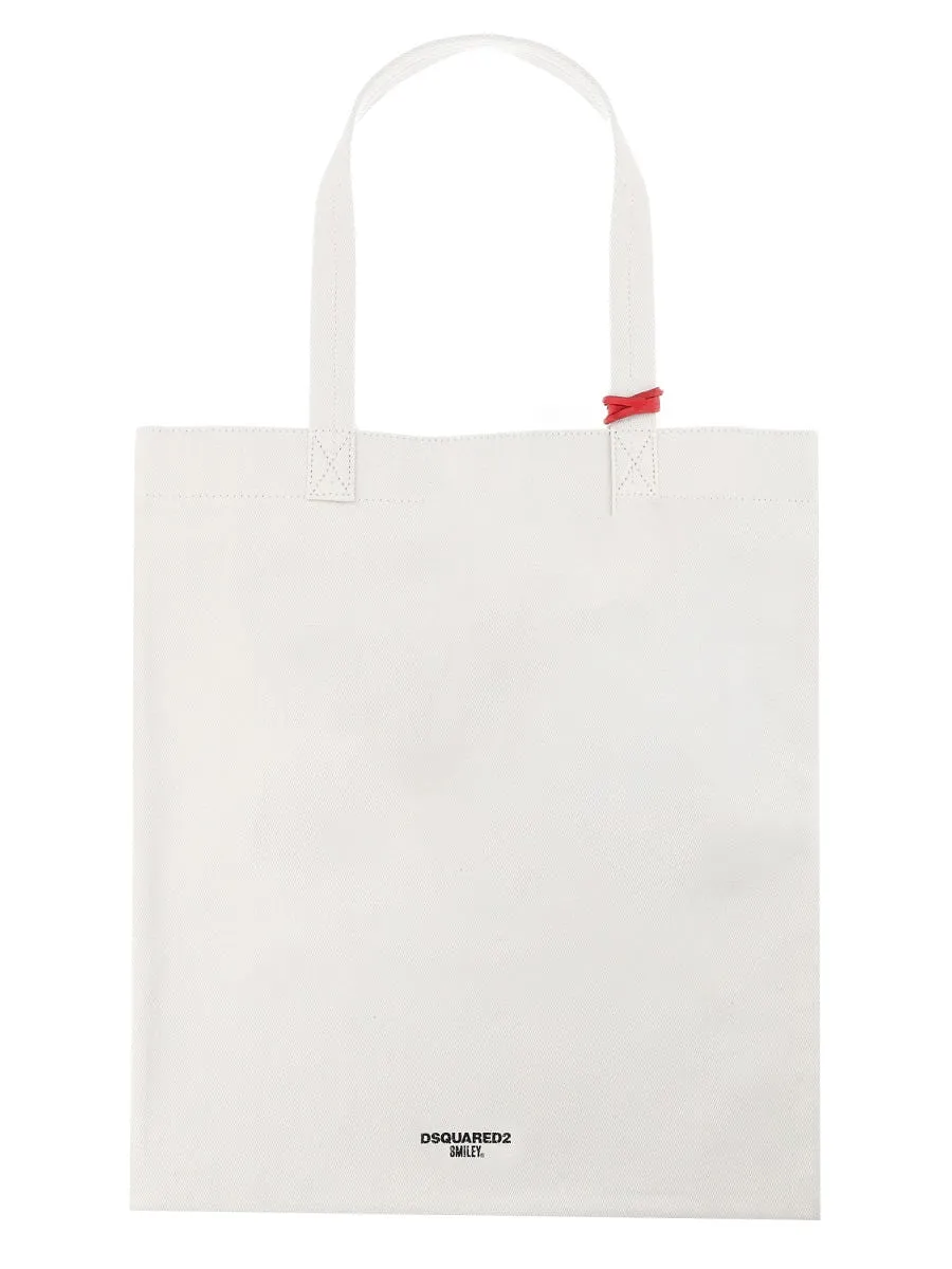 Dsquared Tote Bag Smiley X D2