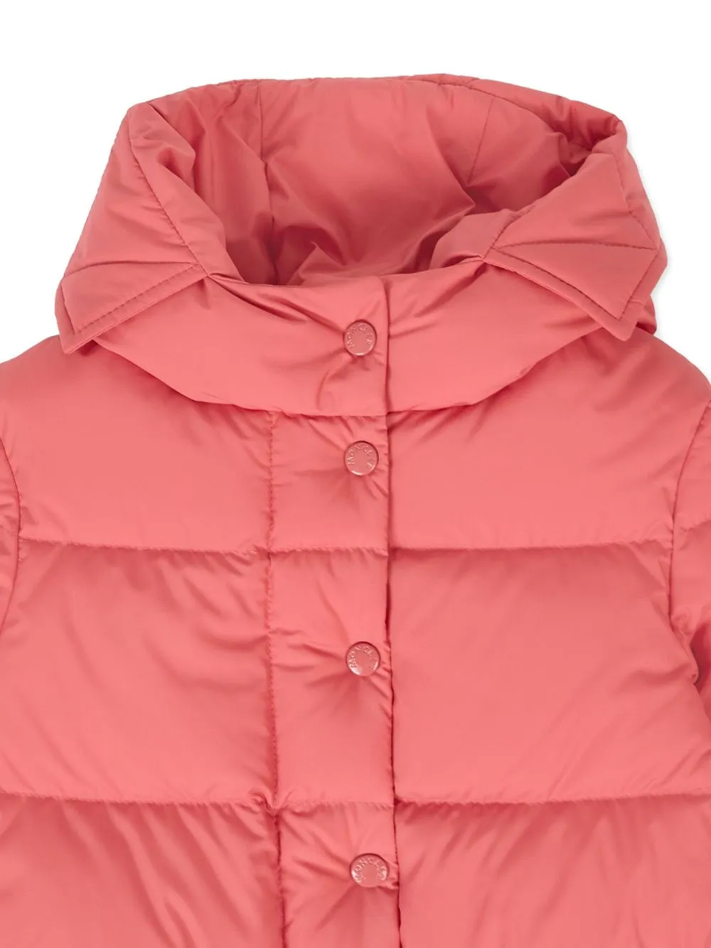 Moncler Kids Quilted Hooded Jacket